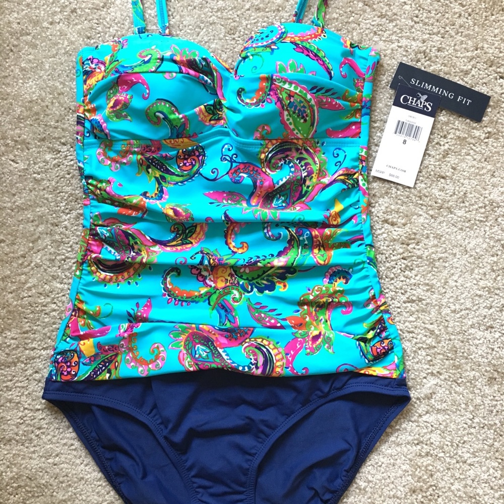 Champs Multi-blue Swim Suit